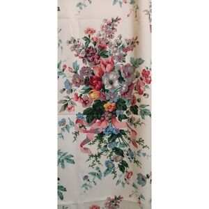 Vintage Croscill Floral Curtains 5pc Set  Cottagecore French Country Shabby Chic